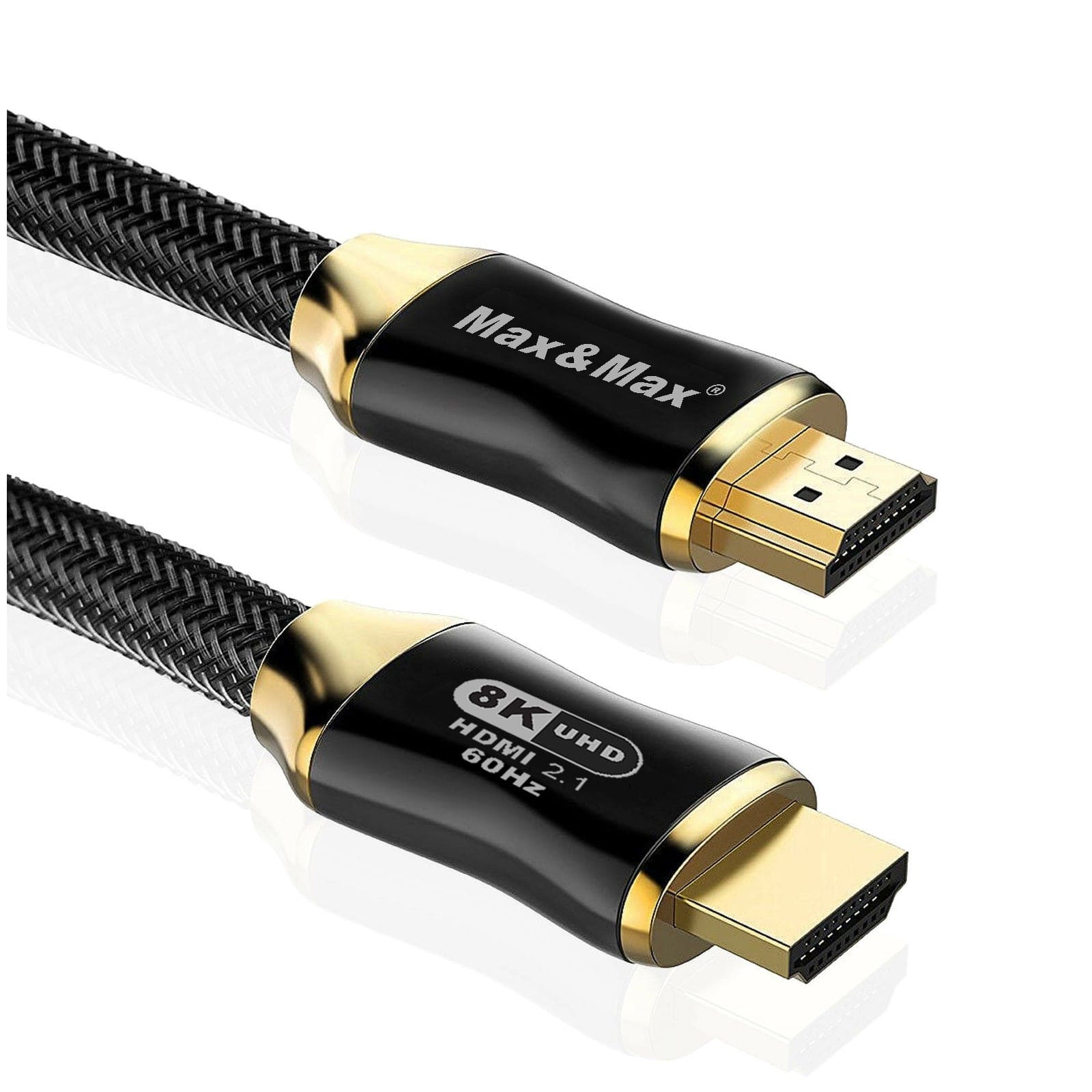 HDMI to HDMI Cable 8K GOLD PLATED, Compatible with MacBook Pro, Switch, PS5, PS4, Steam Deck, Xbox, HDTV, DVD, Projector - Black HDMI to HDMI Cable 8K GOLD PLATED, Compatible with MacBook Pro, Switch, PS5, PS4, Steam Deck, Xbox, HDTV, DVD, Projector - Black